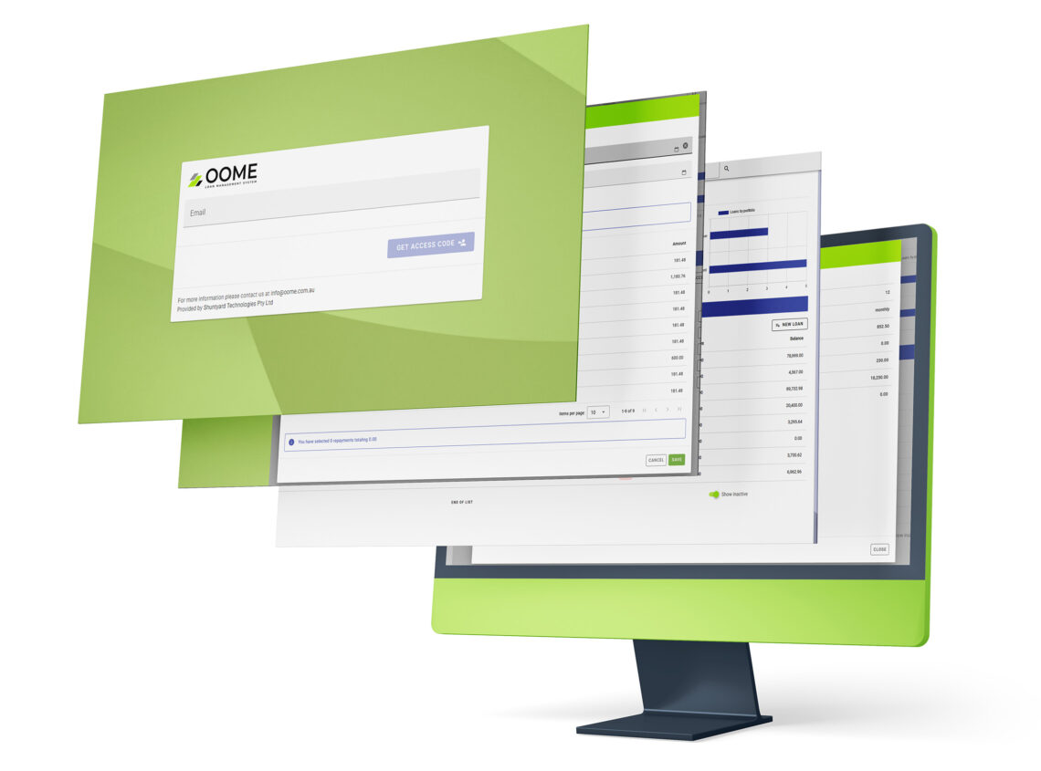 Oome desktop screenshots
